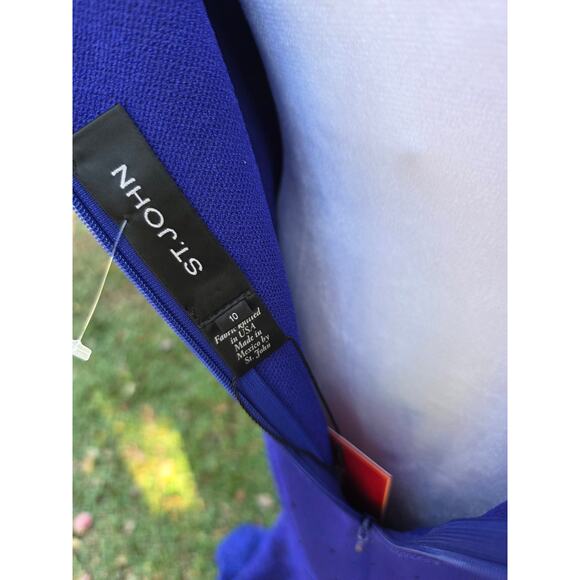 St John Long Formal Tank Knit Dress Size 10 - Picture 6 of 7